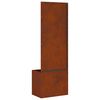 vidaXL Garten Sichtschutz-Leinwand Rostig 50 x 32 x 150 cm