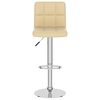 vidaXL Barhocker Creme Kunstleder