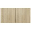 vidaXL 4-tlg. TV-Schrank-Set Sonoma-Eiche Holzwerkstoff