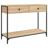 vidaXL Konsolentisch Sonoma-Eiche 100x34,5x75 cm Holzwerkstoff