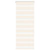 vidaXL Doppelrollo Marmorbeige 65x150 cm Stoffbreite 60,9 cm Polyester