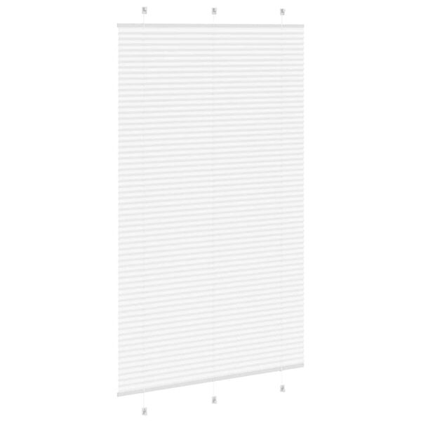 vidaXL Plissee Wei&szlig; 115x200 cm Stoffbreite 114,4 cm Polyester