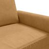 vidaXL Sessel Braun 60 cm Samt