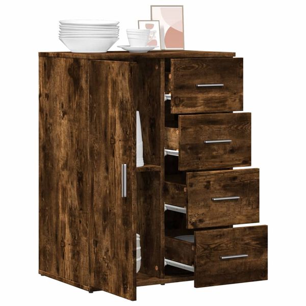 vidaXL Sideboard R&auml;uchereiche 59x39x80 cm Holzwerkstoff