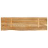 vidaXL Tischplatte mit Baumkante 100x20x3,8 cm Massivholz Mango