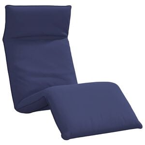 vidaXL Sonnenliege Klappbar Marineblau 175x54x8,5 cm Oxford-Gewebe