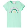 Kinder-T-Shirt Knallgr&uuml;n 92
