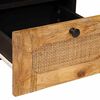 vidaXL TV-Schr&auml;nk mit Regal Braun 70 x 33 x 46 cm Massivholz Mango