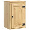 vidaXL Schrank SKI Honigbraun 40 x 32 x 60 cm Massives Kiefernholz