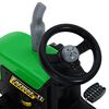 vidaXL Trettraktor mit Anh&auml;nger Gr&uuml;n und Schwarz