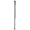 vidaXL Au&szlig;enrollo Gelb und Wei&szlig; 200x270 cm Stoff und Stahl