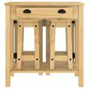 vidaXL 5-tlg. Bar-Set Massivholz Kiefer