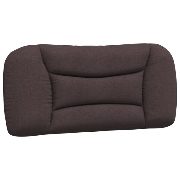 vidaXL Kopfteil-Kissen "Hvar" Dunkelbraun 90 cm Stoff