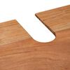 vidaXL Waschbeckenunterschrank Braun 71 x 33 x 58 cm Massivholz Akazie