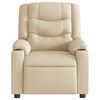 vidaXL Massagesessel Creme Stoff