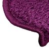 vidaXL Stufenmatten 10 Stk. 65x21x4 cm Violett Halbrund Gro&szlig;