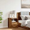 vidaXL Nachttisch Altholz-Optik 40x40x50 cm Holzwerkstoff