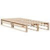 vidaXL Massivholzbett ohne Matratze 90x190 cm Kiefernholz
