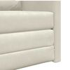 vidaXL Schlafsofa 60cm Creme Samt