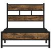 vidaXL Metallbett ohne Matratze R&auml;uchereiche 75x190 cm