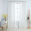 vidaXL Verdunkelungsvorh&auml;nge mit Haken 2 Stk. Grauwei&szlig; 140x245 cm