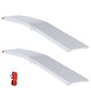 vidaXL Laderampe 2 pcs Silber 205 x 28 x 5 cm Aluminium