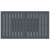 vidaXL Garten Essgruppe 9 pcs Schwarz Poly-Rattan