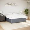 vidaXL Bettgestell ohne Matratze Dunkelgrau 180x200 cm Samt