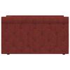 vidaXL Tagesbett USB Weinrot Stoff 90x200 cm