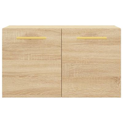 vidaXL Wandschrank Sonoma-Eiche 60x36,5x35 cm Holzwerkstoff