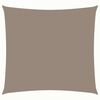 vidaXL Sonnensegel Oxford-Gewebe Quadratisch 5x5 m Taupe