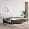 vidaXL Boxspringbettgestell Dunkelbraun 180x200 cm Stoff