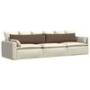 vidaXL Sofakissen 2 pcs Braun 145 x 40 cm Stoff