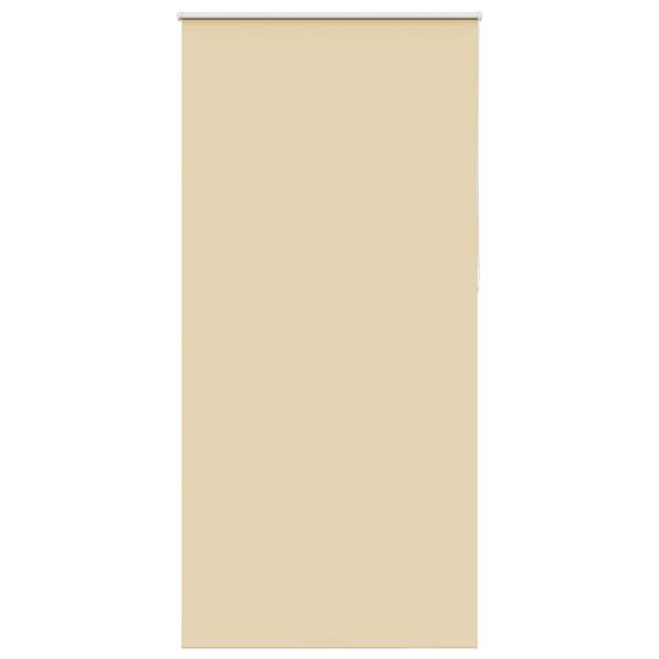 vidaXL Verdunkelungsrollo Beige 90x210cm Stoffbreite 85,7 cm Polyester