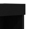 vidaXL TV-Schrankset mit LED Schwarz Eichen-Optik 80 x 30 x 30 cm