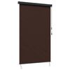 vidaXL Rollo Braun 120 x 250 cm Stoff und Aluminium