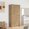 vidaXL Kleiderschrank mit T&uuml;r Kunsthandwerk Eiche 82,5 x 51,5 x 180 cm
