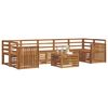 vidaXL Sofagarnituren 8 pcs Natur Massivholz Akazie