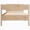 vidaXL Massivholzbett ohne Matratze 75x190 cm Kiefernholz