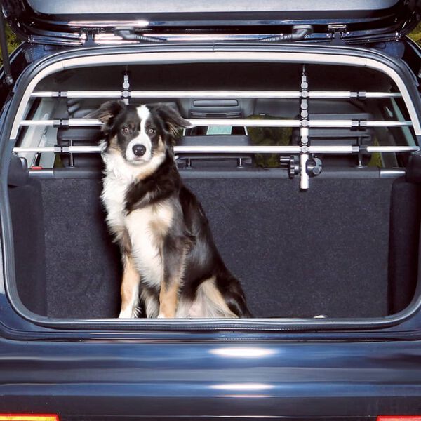 TRIXIE Hunde-Autogitter Aluminium Silber und Schwarz 13171