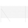 vidaXL Eurozaun Grau 1,4 x 10 m PVC-beschichtetes Eisen
