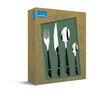 Amefa 16-tlg. Besteck-Set Eclat Nature Schwarz Holz