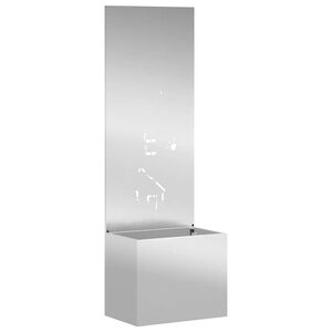 vidaXL Garten Sichtschutz-Leinwand Silber 50 x 32 x 150 cm