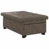 vidaXL Schlafsofa Dunkelgrau 194 x 67 x 82 cm Huahua Stoff