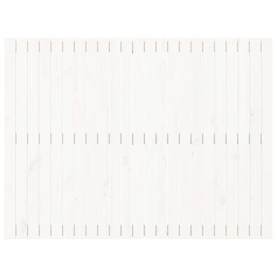 vidaXL Wand-Kopfteil Weiß 146,5x3x110 cm Massivholz Kiefer