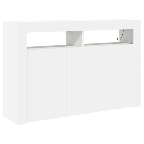 vidaXL Sideboard Wei&szlig; 116 x 30 x 75 cm Holzwerkstoff
