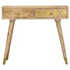 vidaXL Konsolentisch 89 x 44 x 75 cm Massivholz Mango