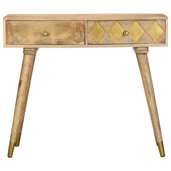 vidaXL Konsolentisch 89 x 44 x 75 cm Massivholz Mango