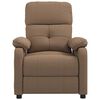 vidaXL Massagesessel Braun Stoff