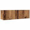 vidaXL TV-Wandschr&auml;nke 2 Stk. Altholz-Optik 100x30x30 cm